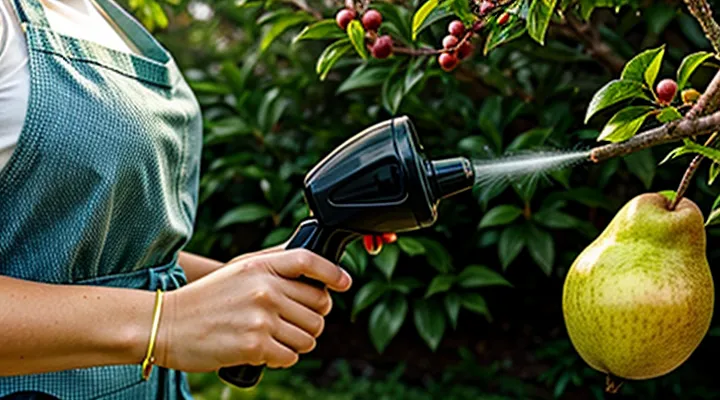 Чем обработать грушу, если скручиваются и чернеют листья?