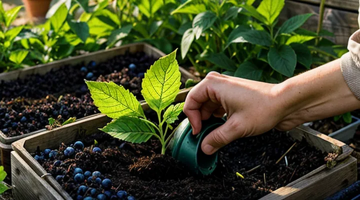 Чем подкормить голубику в июне для хорошего урожая?