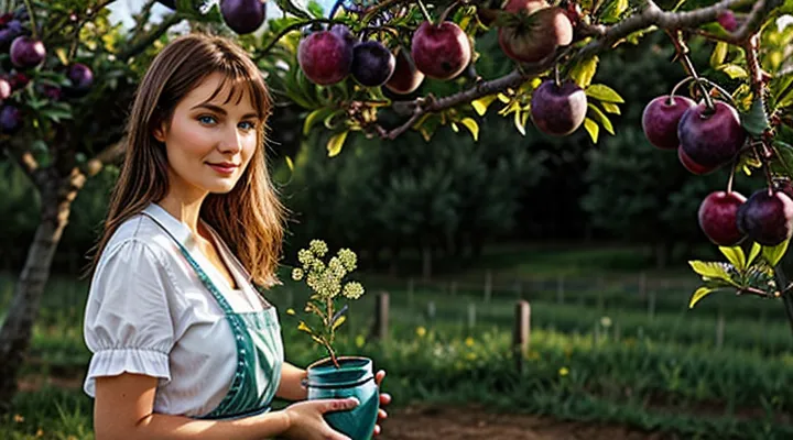 Чем подкормить сливу во время плодоношения?