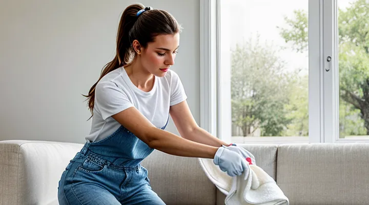 Чем убрать запах кошачьей мочи с дивана?