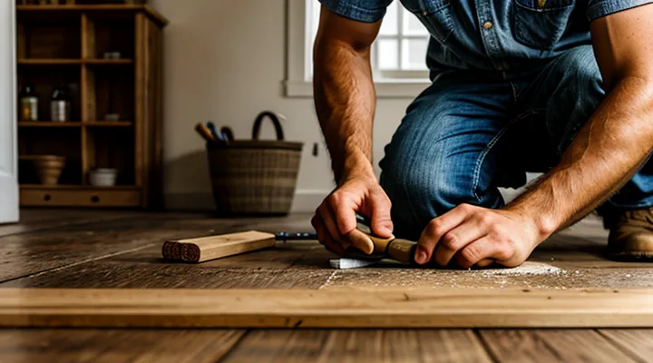 Чем заделать щели в деревянном полу между досками?