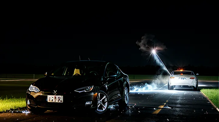 Что будет, если молния попадет в машину?