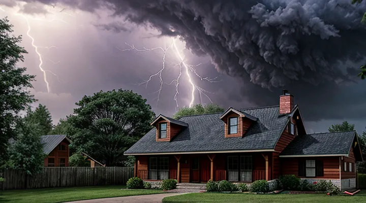 Что будет, если молния ударит в дом?