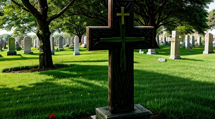 Что делать с крестом после установки памятника на могиле умершего?