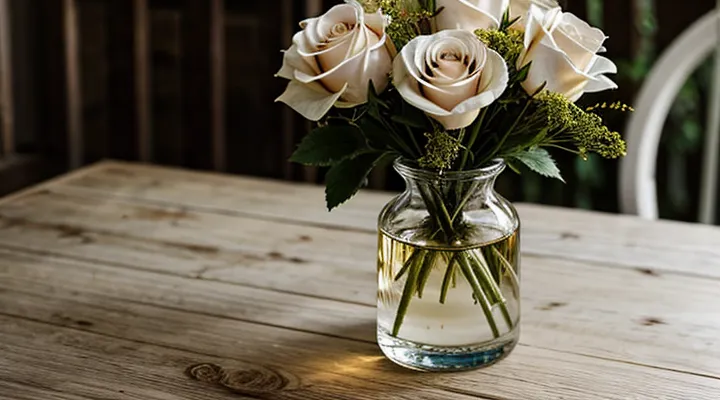 Что добавить в воду, чтобы розы дольше стояли в вазе?