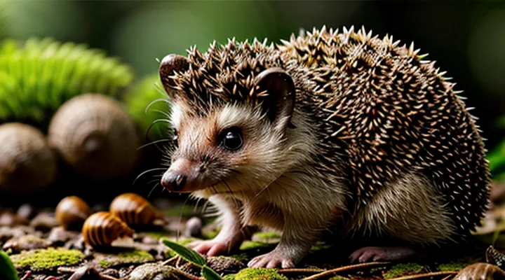 Что едят ежи в дикой природе?