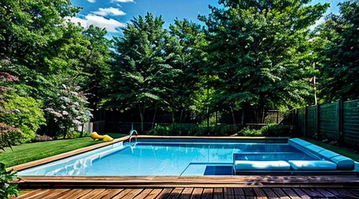 Что лучше постелить под каркасный бассейн на землю на даче?