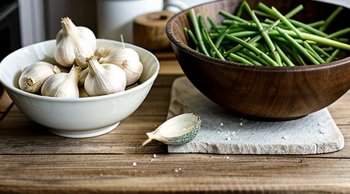 Что можно приготовить из стручков чеснока?