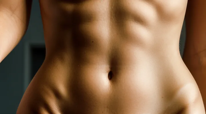 Что находится слева под ребрами у женщины?