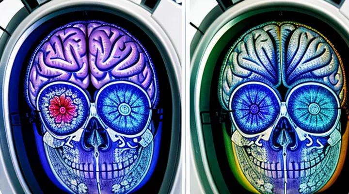 Что определяет МРТ головного мозга у взрослого человека?