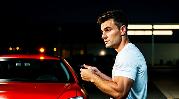 Что означает восклицательный знак на машине?