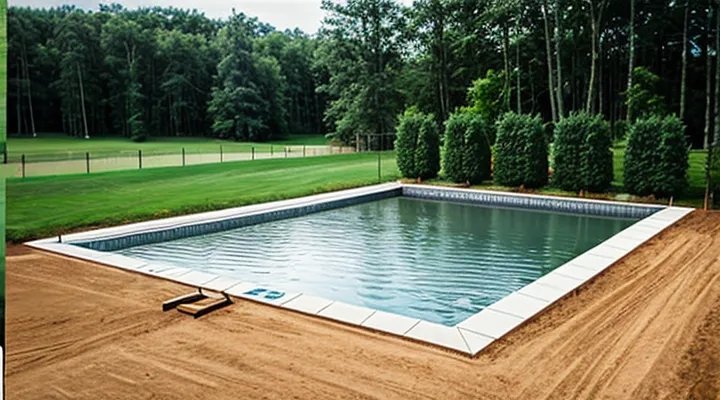 Что положить под каркасный бассейн на землю?