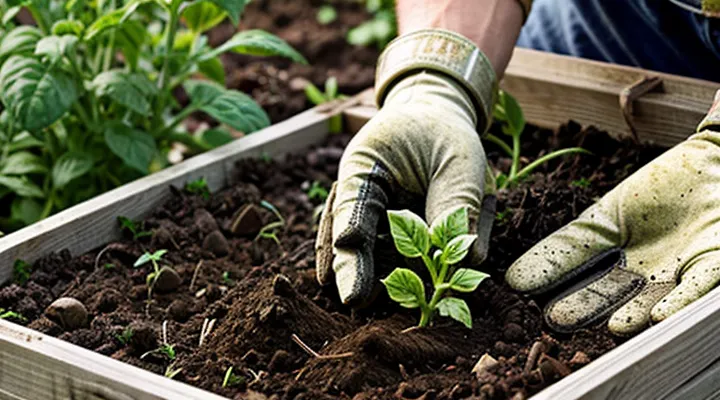 Что положить в лунку при посадке помидоров?