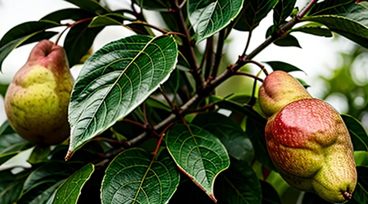 Что за болезнь вызывает рыжие пятна на листьях груши и как от неё избавиться?