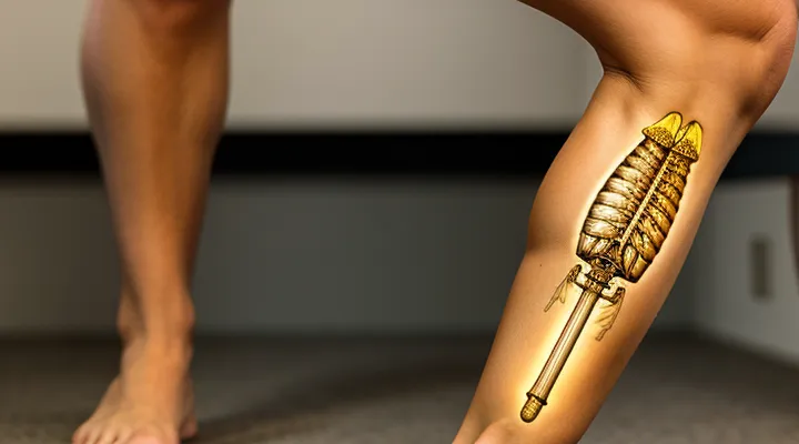 Где находится берцовая кость у человека?