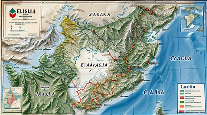 Где находится Домбай на карте России?