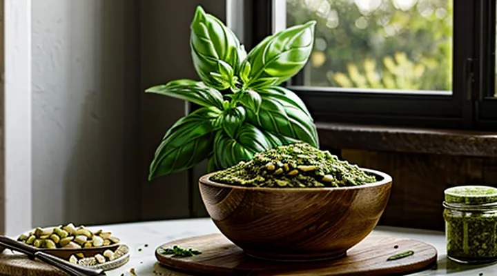 Из чего делают соус песто?