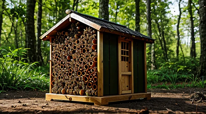 Из чего осы делают улей?