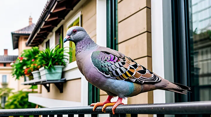 К чему голубь залетел на балкон?