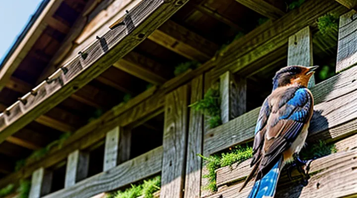 К чему ласточки вьют гнездо на доме?
