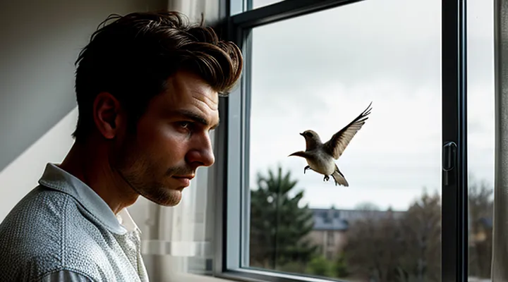 К чему примета, если птица ударилась в окно и улетела?