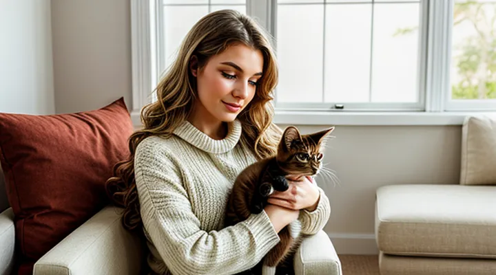 К чему снится котенок женщине?