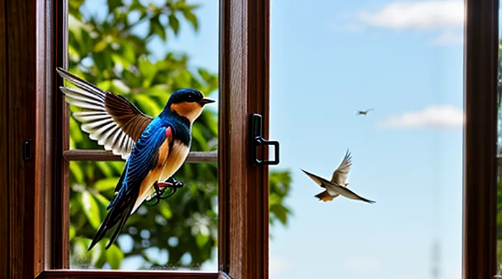 К чему залетает ласточка в дом?