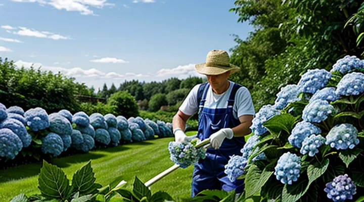Как черенковать гортензию метельчатую летом?