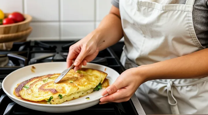 Как готовить омлет на сковороде с молоком и яйцом?