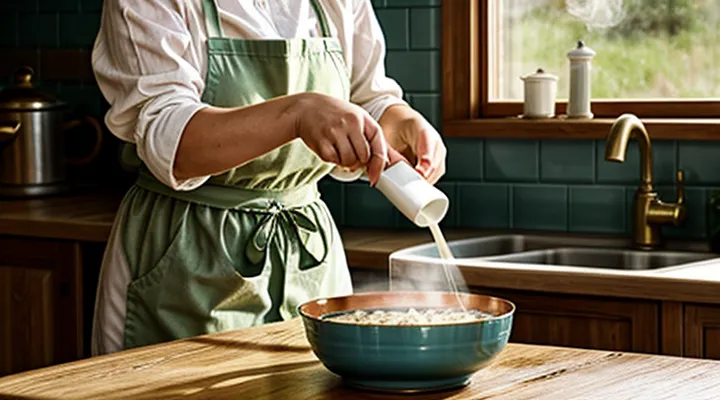 Как готовить овсяную кашу на молоке?