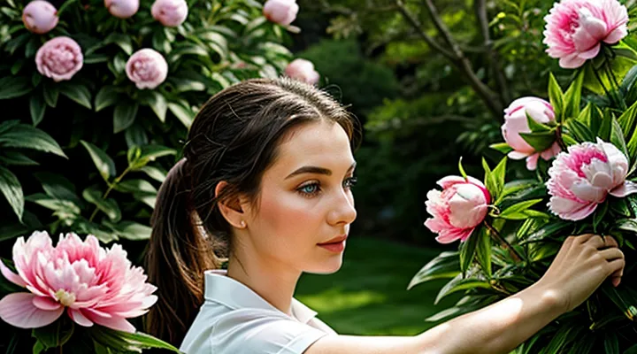 Как избавиться от муравьев на пионах и бутонах?