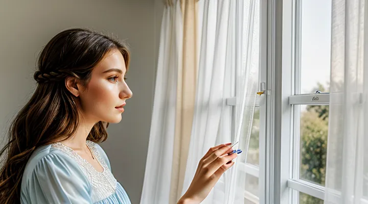 Как красиво повесить тюль на крючки со складками?