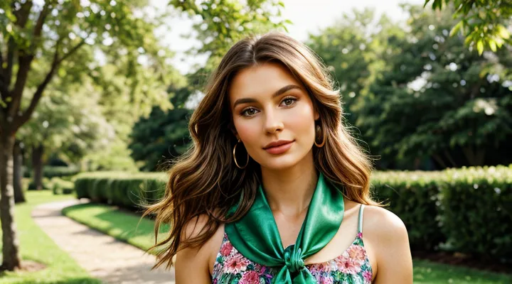 Как красиво завязать платок на голове летом?