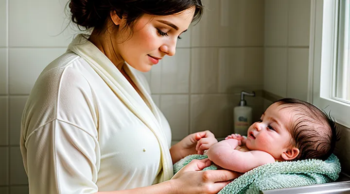 Как купать новорожденного ребенка первый раз после роддома?