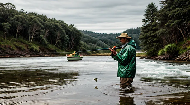 Как ловить на вертушку с берега на реке?