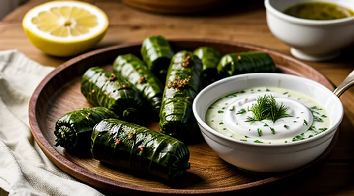 Как называются голубцы в виноградных листьях?