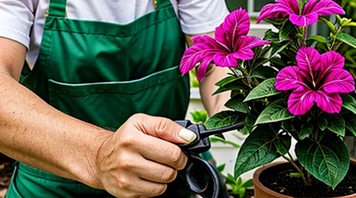 Как обрезать петунию для пышного цветения в горшке?