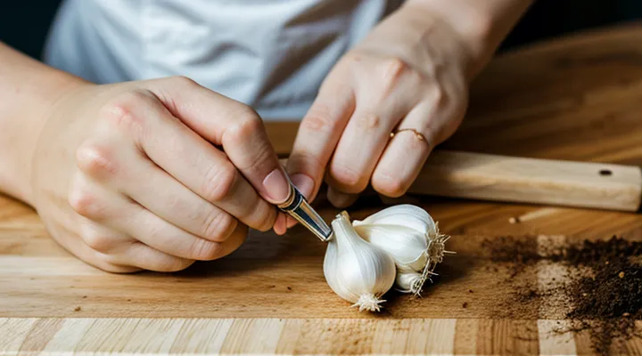 Как обрезать стрелки у чеснока правильно?