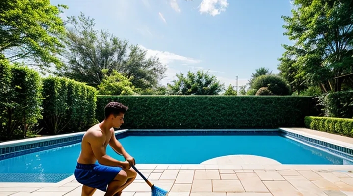 Как очистить бассейн?