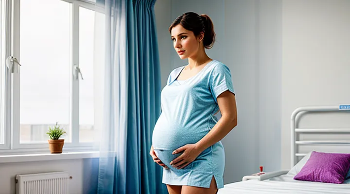 Как отходят воды у беременных перед родами?