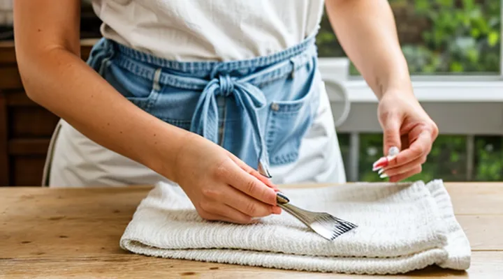 Как отмыть засохшую краску с одежды от лавочки?