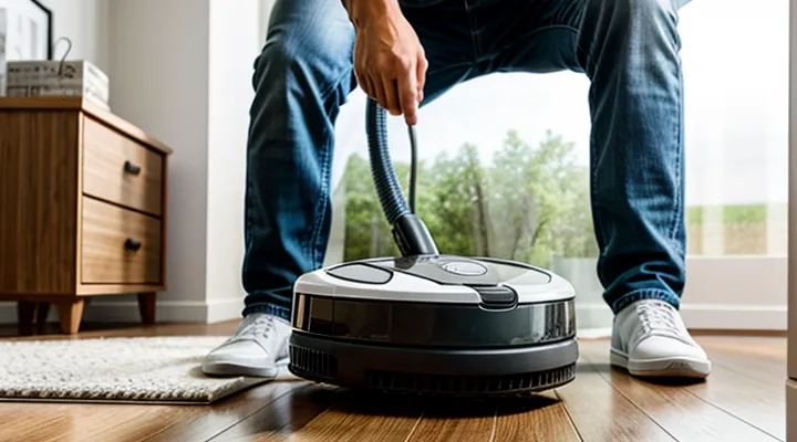 Как подключить робот-пылес?