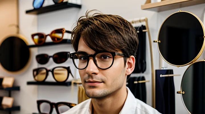 Как подобрать очки по форме лица для мужчин?