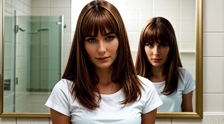 Как подстричь челку-шторку в домашних условиях?