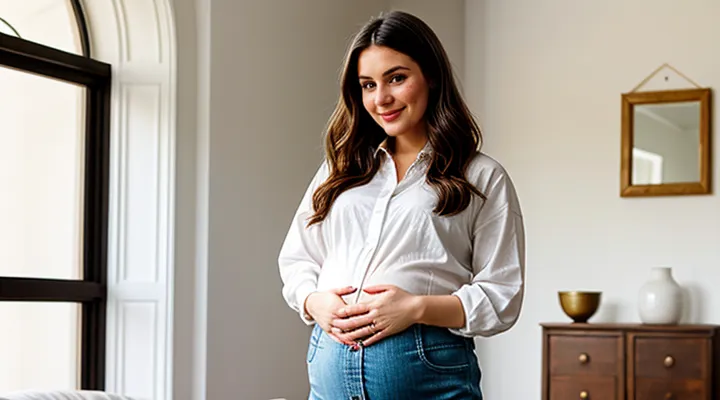 Как понять, что живот опустился при беременности?