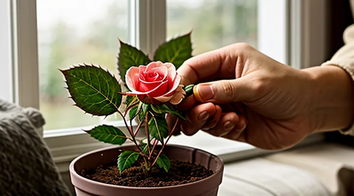 Как посадить розу из букета в домашних условиях?