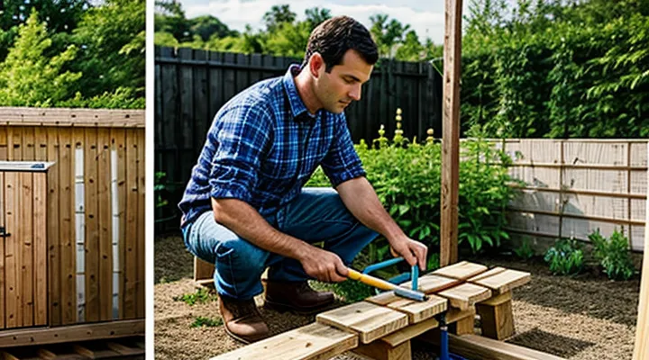 Как построить туалет на даче своими руками?