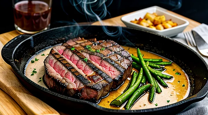 Как пожарить стейк из говядины на сковороде?