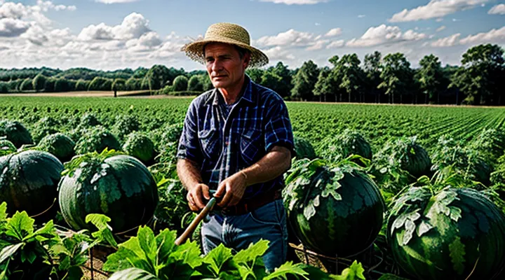 Как правильно формировать арбузы в открытом грунте?