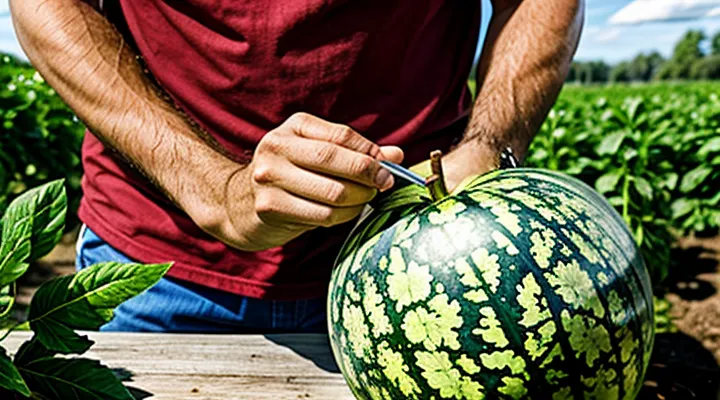 Как правильно формировать дыню в открытом грунте?